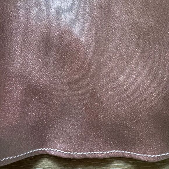 Birdy Grey Eugina Convertible Midi Dress Shiny Satin Rose Gold - Picture 9 of 9